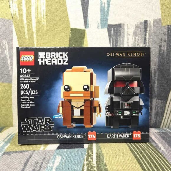 Lego Brickheadz Obi-Wan Kenobi & Darth Vader Sealed Building Toy Star Wars - Picture 1 of 5